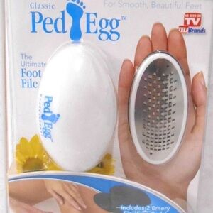 White and Silver Foot File